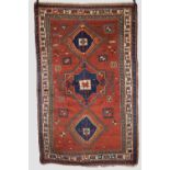 Kazak rug, south west Caucasus, late 19th/early 20th century, 8ft. 1in. X 5ft. 2in. 2.46m. X 1.