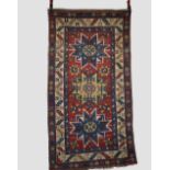 Kazak(?) rug of Lesghi star design, south west Caucasus, early 20th century, 6ft. X 3ft. 3in. 1.83m.