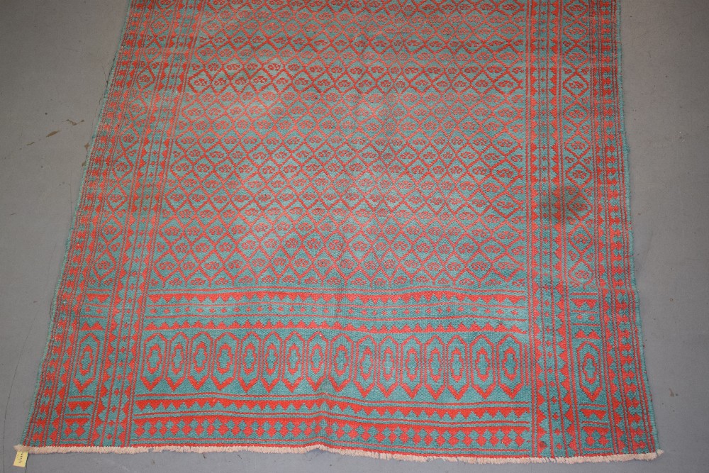Good Yazd reversible cotton summer flatweave, central Persia, mid-20th century, 8ft. 6in. X 5ft. - Image 16 of 17