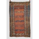 Kurdish rug, north west Persia, circa 1920s-30s, 6ft. 8in. X 4ft. 2.03m. X 1.22m. Overall wear