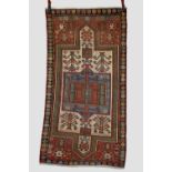 Sewan Kazak rug, south west Caucasus, late 19th/early 20th century, 6ft. X 3ft. 1in. 1.83m. X 0.94m.