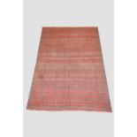 Good Yazd reversible cotton summer flatweave, central Persia, mid-20th century, 8ft. 6in. X 5ft.