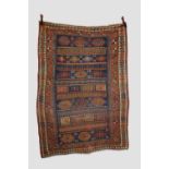 Jaf Kurd rug, north west Persia, circa 1920s-30s, 6ft. 10in. X 4ft. 10in. 2.08m. X 1.47m. Overall