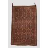 Malayer rug, north west Persia, early 20th century, 5ft. 10in. X 3ft. 9in. 1.78m. X 1.14m. Overall