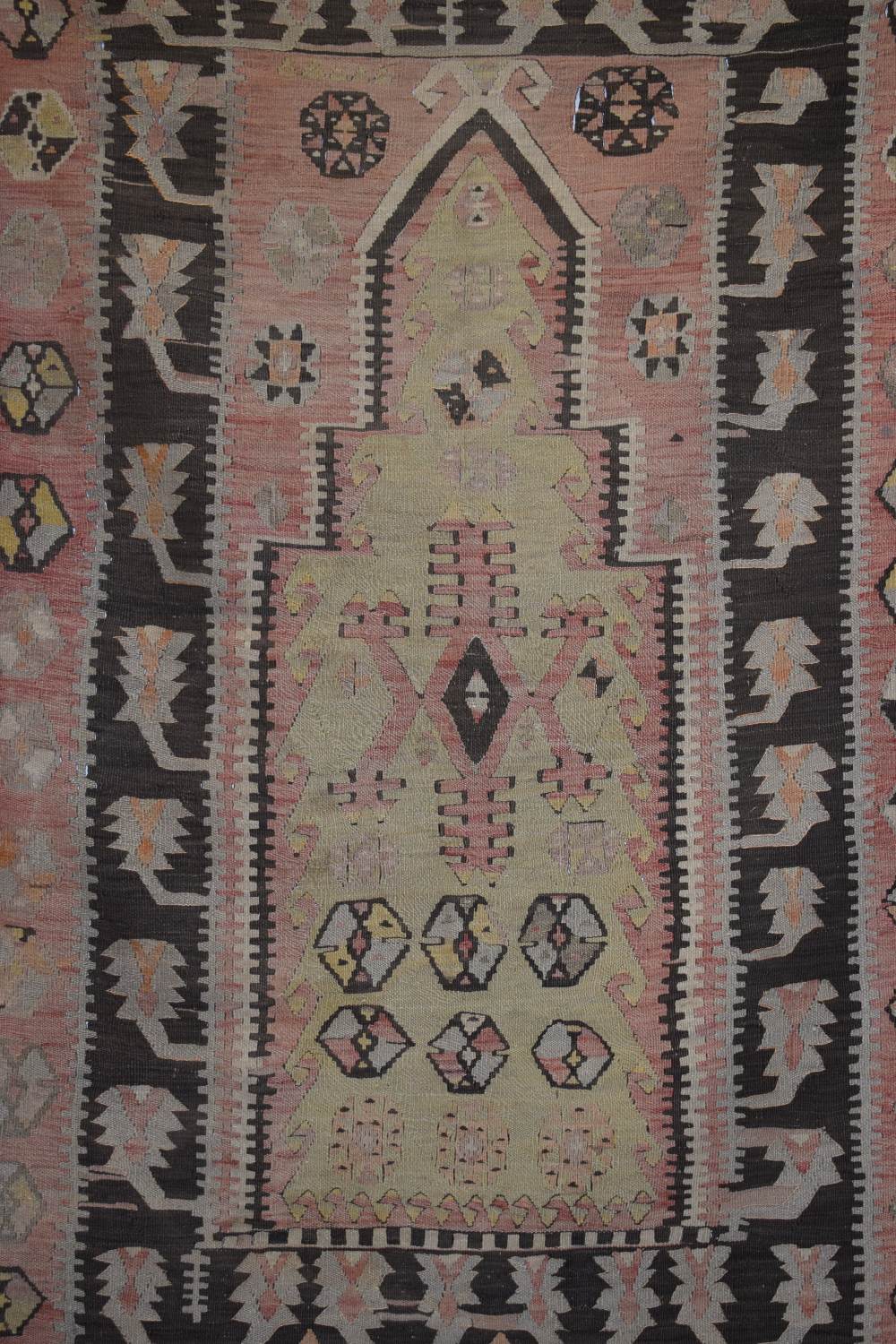 Central Anatolian prayer kelim, Konya area, early 20th century, 4ft. 9in. X 3ft. 2in. 1.45m. X 0. - Image 17 of 19
