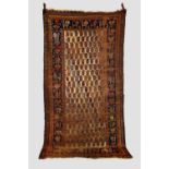 Qashqa'i boteh rug, Fars, south west Persia, late 19th/early 20th century, 9ft. 4in. X 4ft. 11in.