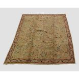 Decorative European carpet, early 20th century machine made, 12ft. 11in. X 9ft. 9in. 3.94m. X 2.97m.