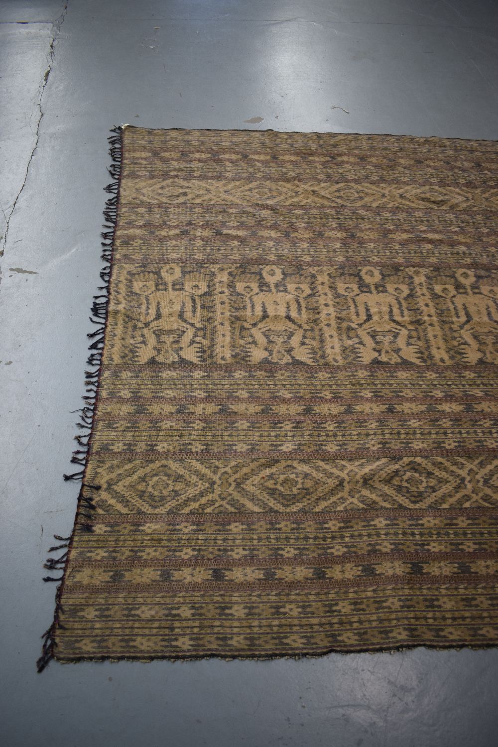 Three Indonesian textiles comprising:Two ikat hingii kombu (man's mantle), Sumba, east Indonesia, - Image 15 of 19