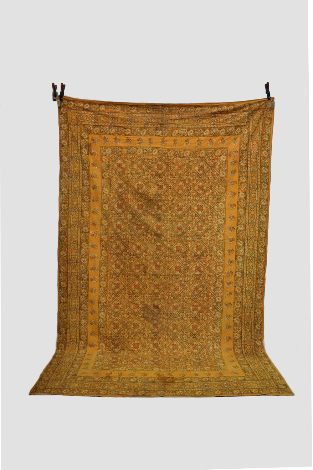 Rajasthan summer floor covering, north west India, circa 1950s, 129in. X 84in. 328cm. X 214cm.