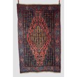 Bijar rug of Mazlaghan design, north west Persia, circa 1950s, 6ft. 9in. X 4ft. 4in. 2.05m. X 1.32m.