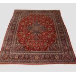 Attractive Kashan carpet, west Persia, circa 1950s, 13ft. 8in. X 10ft. 9in. 4.17m. X 3.28m. Very
