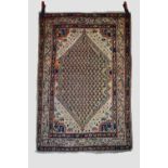 Saraband rug, north west Persia, circa 1930s-40s, 4ft. 10in. X 3ft. 3in. 1.47m. X 1m. Slight wear in