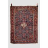 Hamadan rug, north west Persia, circa 1930s-40s, 6ft. 5in. X 4ft. 9in. 1.96m. X 1.45m. Overall