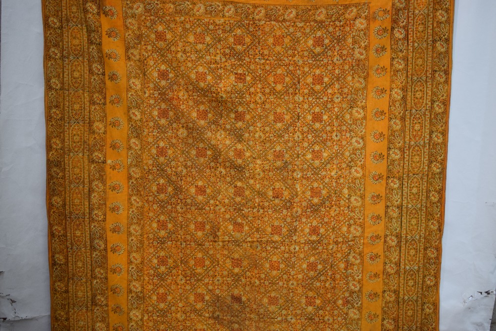 Rajasthan summer floor covering, north west India, circa 1950s, 129in. X 84in. 328cm. X 214cm. - Image 4 of 10