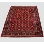 Mashad carpet with all over mina-khani design, Khorasan, north east Persia, mid-20th century,