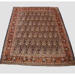 Tabriz carpet, north west Persia, circa 1950s, 13ft. 3in. x 10ft. 4.04m. x 3.05m. Slight wear in