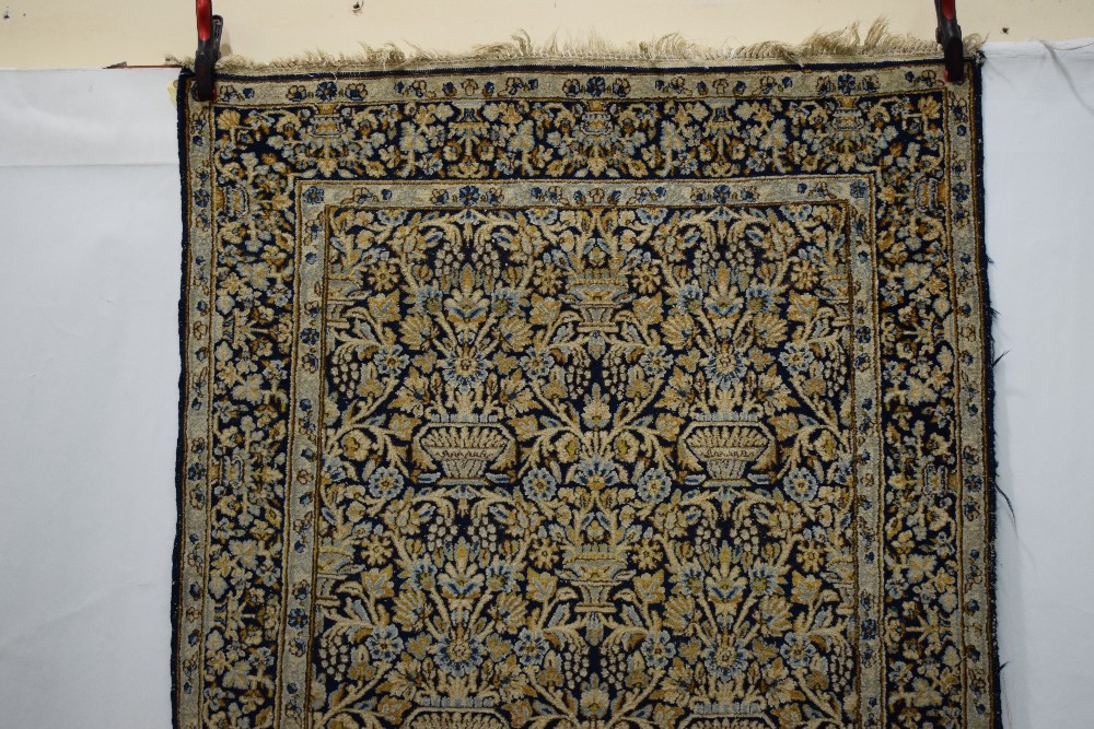 Kerman rug, south east Persia, mid-20th century, 7ft. 7in. X 4ft. 2in. 2.31m. X 1.27m. Small areas - Image 4 of 8