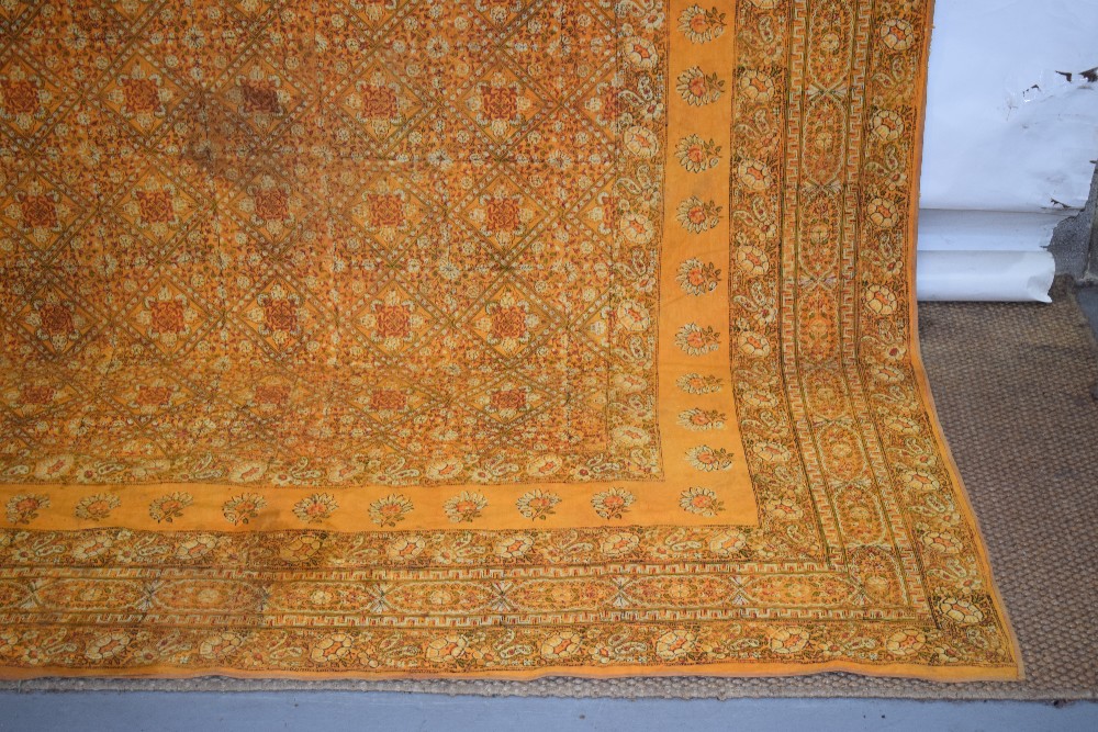 Rajasthan summer floor covering, north west India, circa 1950s, 129in. X 84in. 328cm. X 214cm. - Image 6 of 10