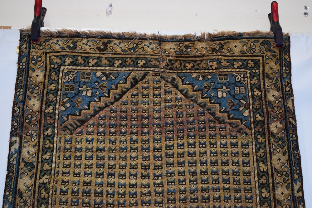 Two Caucasian rugs, early 20th century, the first, Derbend rug fragment, north east Caucasus, 4ft. - Image 17 of 24