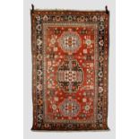 Pair of Armenian rugs, Karabakh district, south Caucasus, second half 20th century, the first 8ft.