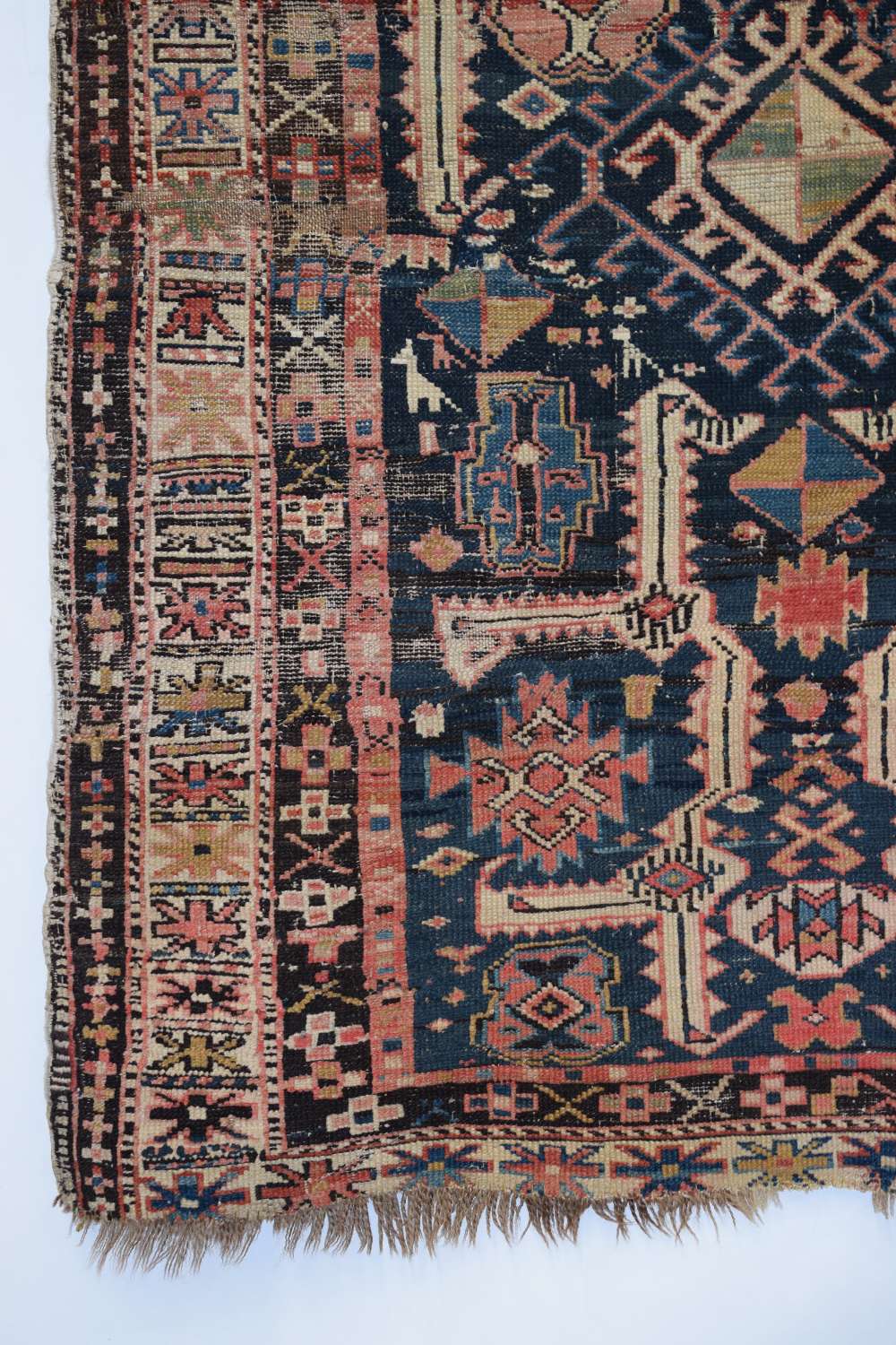 Two Caucasian rugs, early 20th century, the first, Derbend rug fragment, north east Caucasus, 4ft. - Image 6 of 24