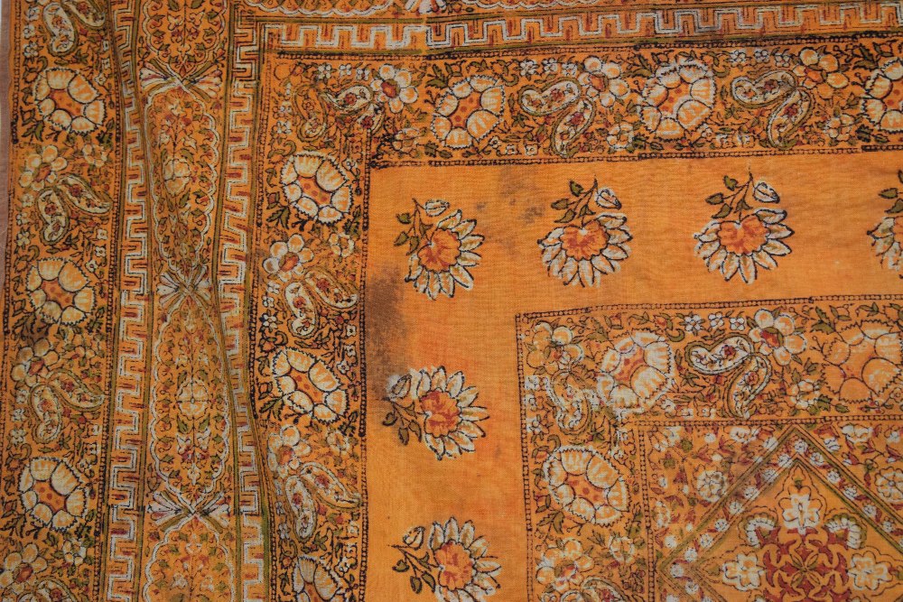 Rajasthan summer floor covering, north west India, circa 1950s, 129in. X 84in. 328cm. X 214cm. - Image 7 of 10