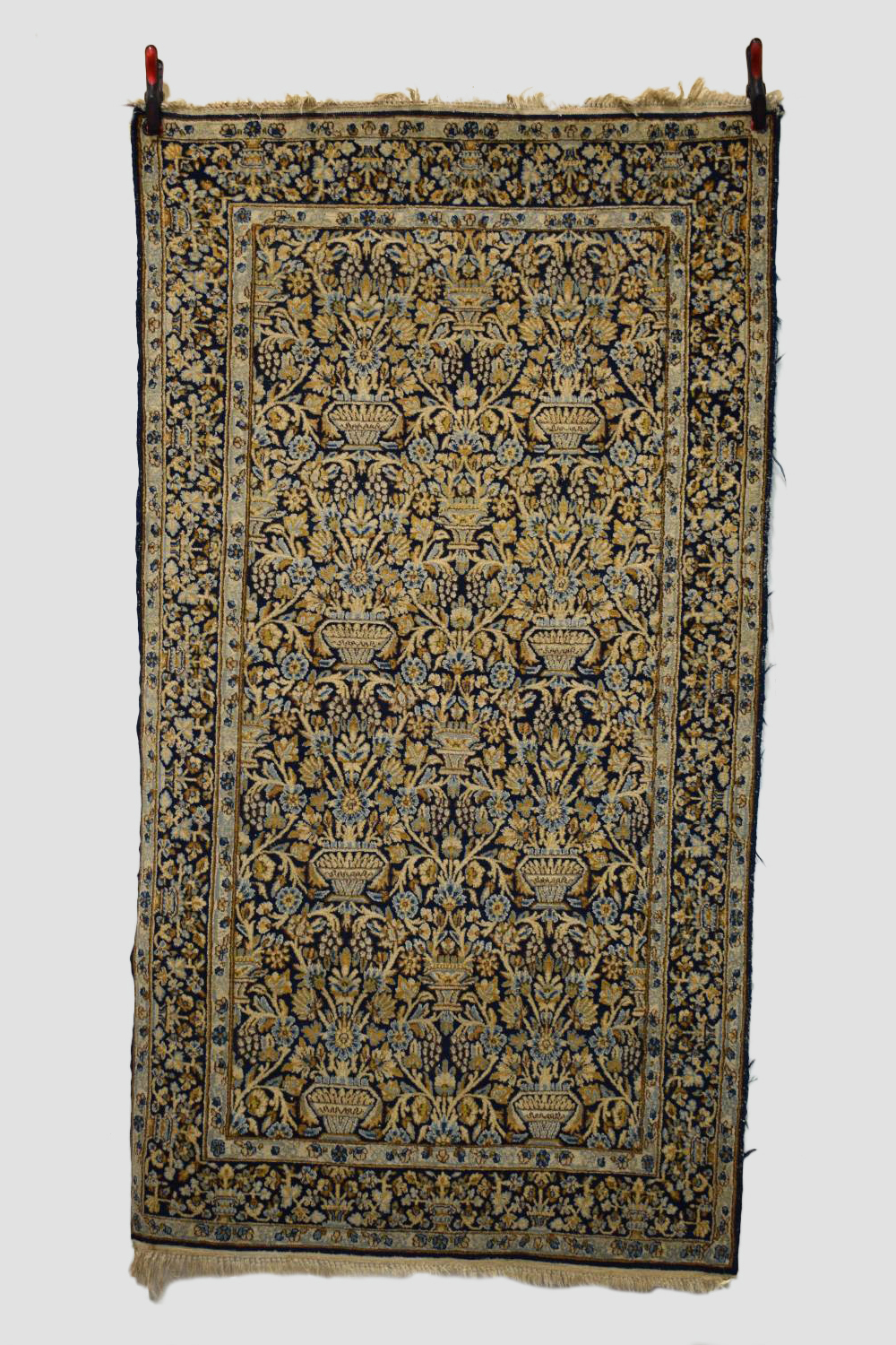 Kerman rug, south east Persia, mid-20th century, 7ft. 7in. X 4ft. 2in. 2.31m. X 1.27m. Small areas