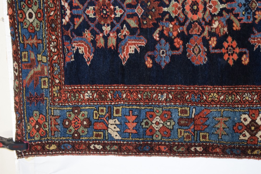 Hamadan rug, north west Persia, early 20th century, 6ft. 8in. X 3ft. 3in. 2.03m. X 1m. Slight wear - Image 4 of 11