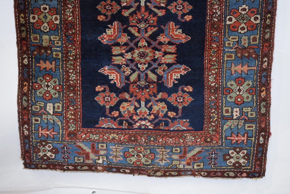 Hamadan rug, north west Persia, early 20th century, 6ft. 8in. X 3ft. 3in. 2.03m. X 1m. Slight wear - Image 8 of 11