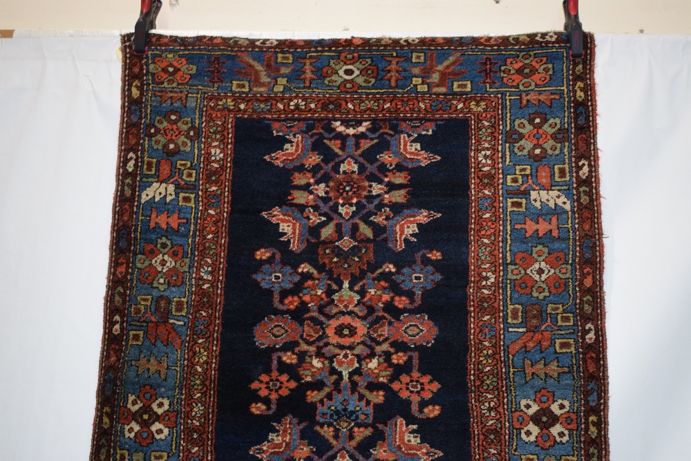 Hamadan rug, north west Persia, early 20th century, 6ft. 8in. X 3ft. 3in. 2.03m. X 1m. Slight wear - Image 6 of 11
