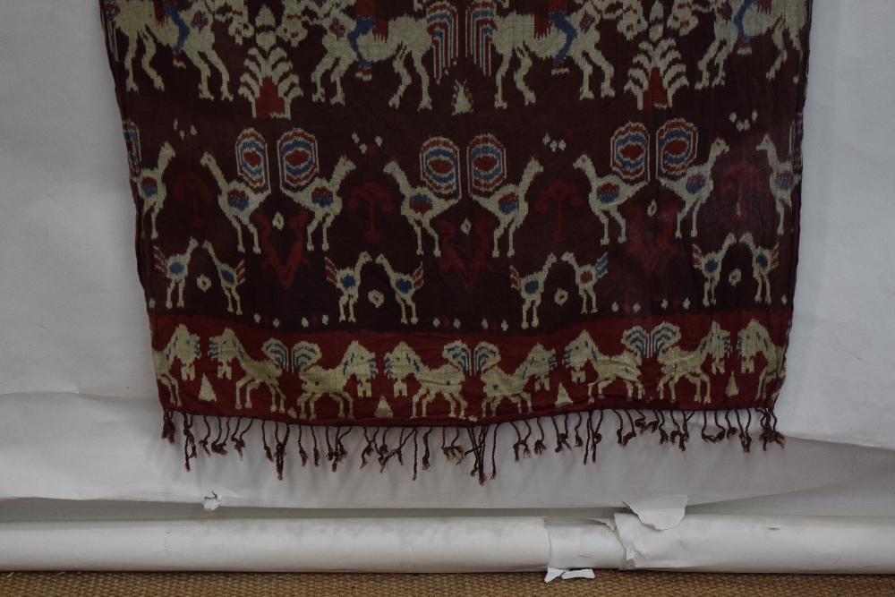 Three Indonesian textiles comprising:Two ikat hingii kombu (man's mantle), Sumba, east Indonesia, - Image 11 of 19
