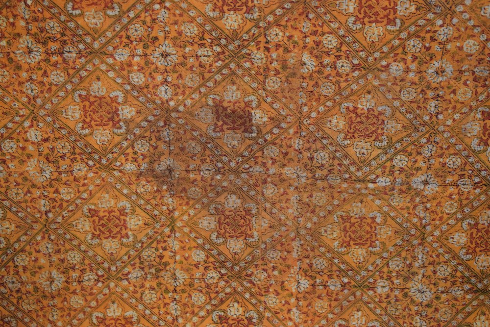 Rajasthan summer floor covering, north west India, circa 1950s, 129in. X 84in. 328cm. X 214cm. - Image 8 of 10