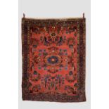 Saruk rug, north west Persia, circa 1930s, 7ft. 2in. X 5ft. 6in. 2.18m. X 1.68m. Small areas of