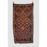 Fars rug, Shiraz area, south west Persia, circa 1930s-40s, 7ft. 4in. X 3ft. 11in. 2.24m. X 1.20m.