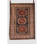 Shirvan rug, south east Caucasus, circa 1930s-40s, 4ft. 11in. X 3ft. 6in. 1.50m. X 1.07m. Small
