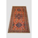 'Star' Ushak carpet, west Anatolia, circa 1940s, 9ft. 10in. X 5ft. 2in. 3m. X 1.58m. The design in
