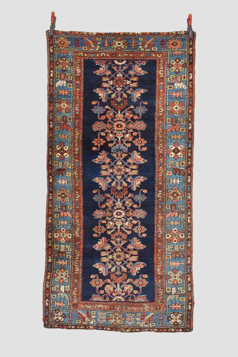 Hamadan rug, north west Persia, early 20th century, 6ft. 8in. X 3ft. 3in. 2.03m. X 1m. Slight wear