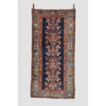 Hamadan rug, north west Persia, early 20th century, 6ft. 8in. X 3ft. 3in. 2.03m. X 1m. Slight wear