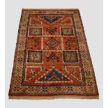 Anatolian(?) carpet, second half 20th century, 10ft. 5in. X 6ft. 6in. 3.17m. X 1.98m. Areas of