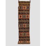 Shirvan banded kelim panel, south east Caucasus, late 19th/early 20th century, 9ft. 9in. X 2ft. 5in.