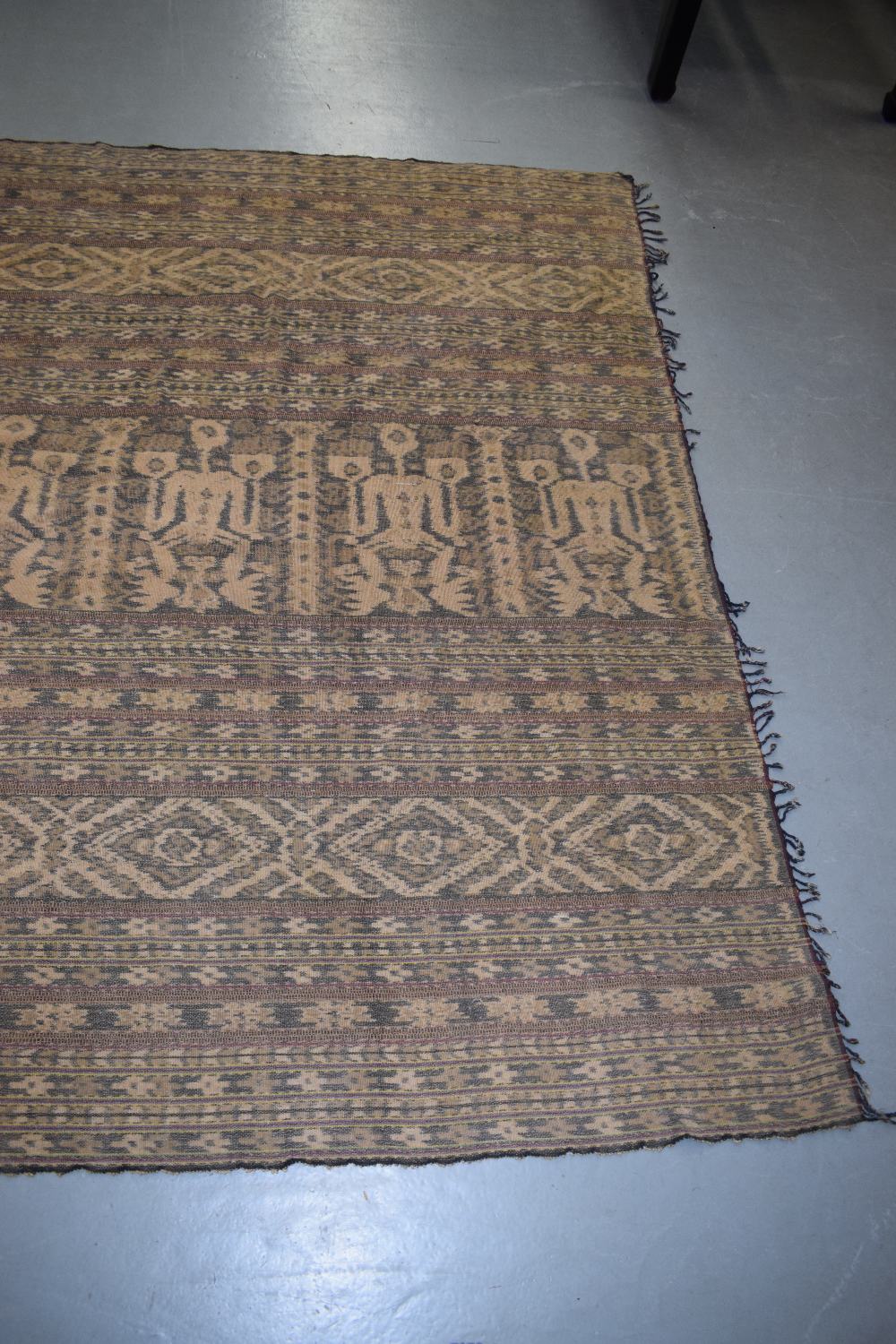Three Indonesian textiles comprising:Two ikat hingii kombu (man's mantle), Sumba, east Indonesia, - Image 17 of 19