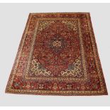 Fine Esfahan carpet, central Persia, circa 1930s-40s, 12ft. 11in. X 9ft. 1in. 3.94m. 2.77m. Very