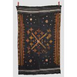 Bishnoi traditional wool shawl, Western Thar Desert, Rajasthan, north west India, circa 1950s, 49in.