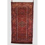 Hamadan long rug, north west Persia, last quarter 20th century, 8ft. 4in. X 4ft. 4in. 2.54m. X 1.