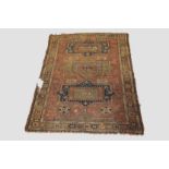 Kuba sumac carpet, north east Caucasus, second half 19th century, 9ft. 8in. X 6ft. 7in. 2.94m. X 2.