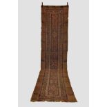 Sarab runner, north west Persia, circa 1900s, 16ft. 5in. X 3ft. 7in. 4.99m. X 1.09m. Overall wear