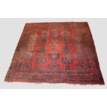 Ushak carpet, west Anatolia, circa 1920s-30s, 11ft. 11in. X 12ft. 3in. 3.63m. X 3.73m. Some wear