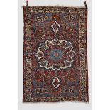 Bakhtiari medallion design rug, Chahar Mahal Valley, west Persia, circa 1930s, 6ft. 7in. X 4ft. 5in.