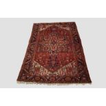 Heriz carpet, north west Persia, circa 1940s-50s, 11ft. 4in. X 7ft. 10in. 3.45m. X 2.39m. Slight