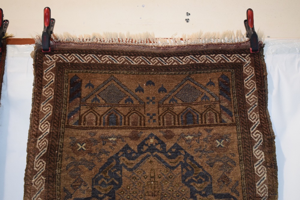 Two Baluchi rugs, north Afghanistan, second half 20th century, the first, 4ft. 6in. X 2ft. 11in. 1. - Image 9 of 13